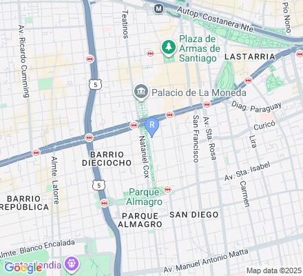 Aviso DUOC en Santiago