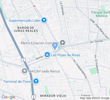 Aviso Centros Médicos y Dentales RedSalud en Conchalí