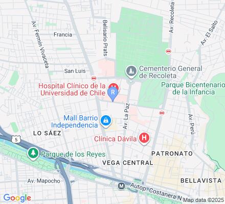 Aviso Universidad de Chile - Hospital Clinico en Independencia