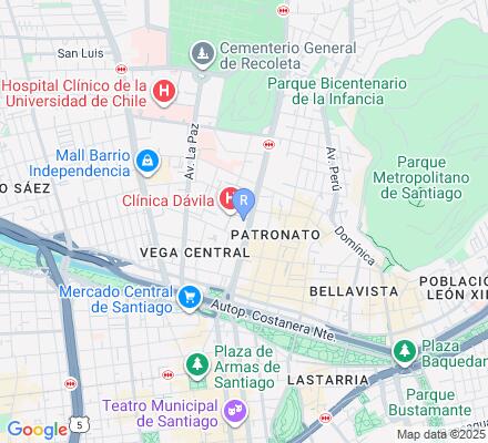 Aviso Clínica Dávila y Servicios Médicos S.A en Recoleta