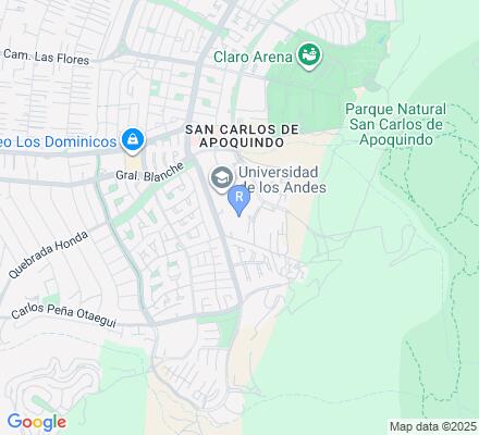 Aviso Universidad de los Andes en Las Condes