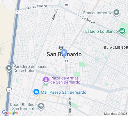 Aviso Sitrans en San Bernardo