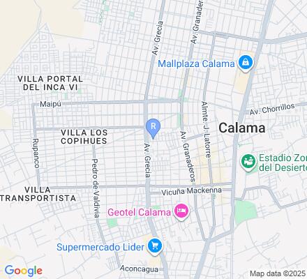 Aviso TYPSA en Calama