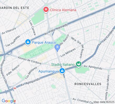 Aviso Indra en Las Condes