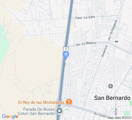 Aviso San Bernardo en San Bernardo