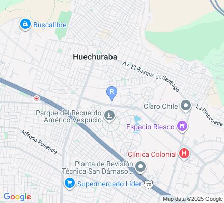 Aviso Parque del Recuerdo en Huechuraba