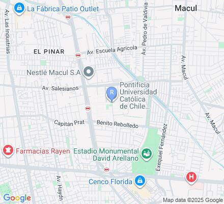 Aviso Pontificia Universidad Católica de Chile en Macul