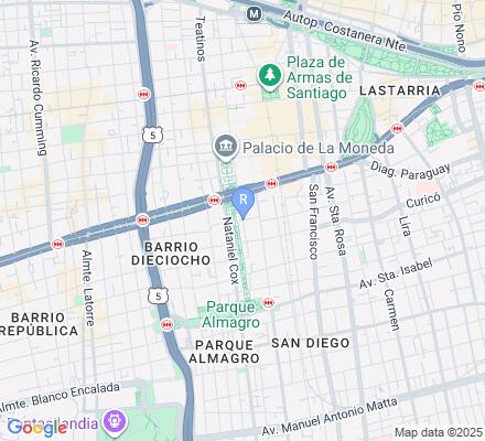 Aviso DUOC en Santiago