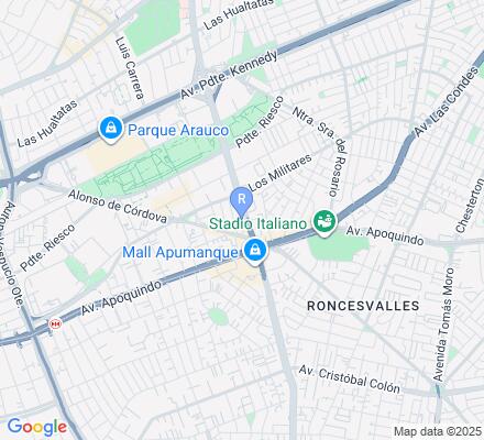 Aviso Parques de Chile en Las Condes