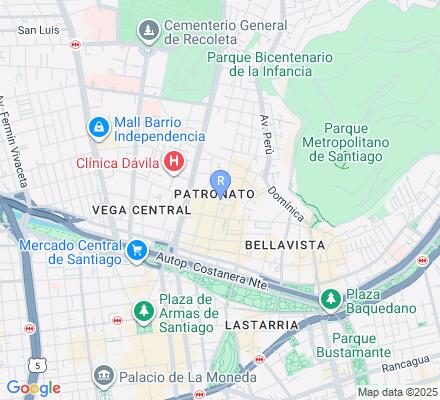 Aviso Banco de Chile en Recoleta