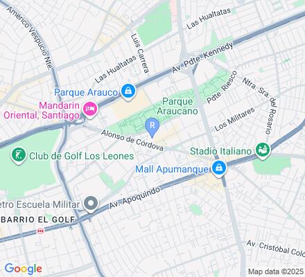 Aviso Indra en Las Condes