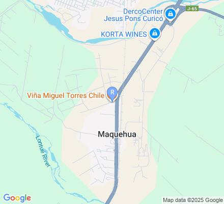 Aviso Viña Miguel Torres en Curicó