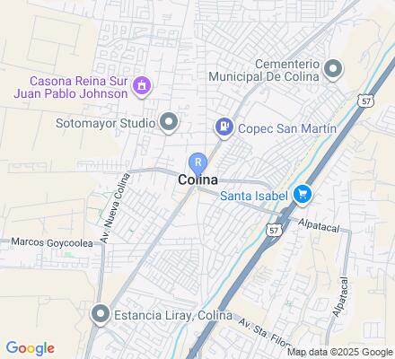 Aviso Excon en Colina